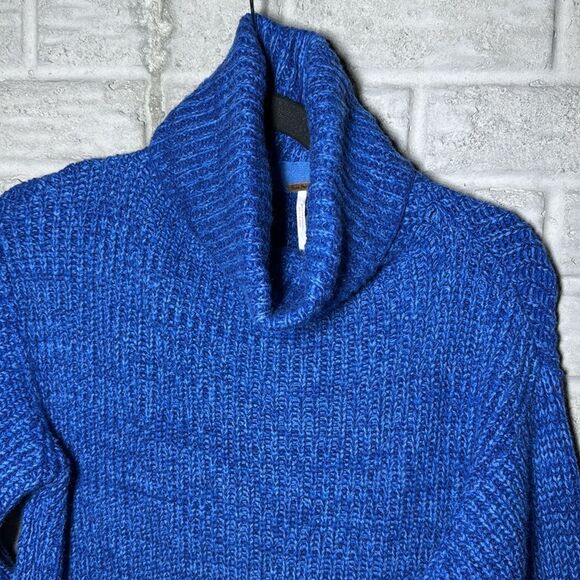 NWT MSRP $128 Free People Eleven Sweater in Blue Women's Size XS - Picture 6 of 9